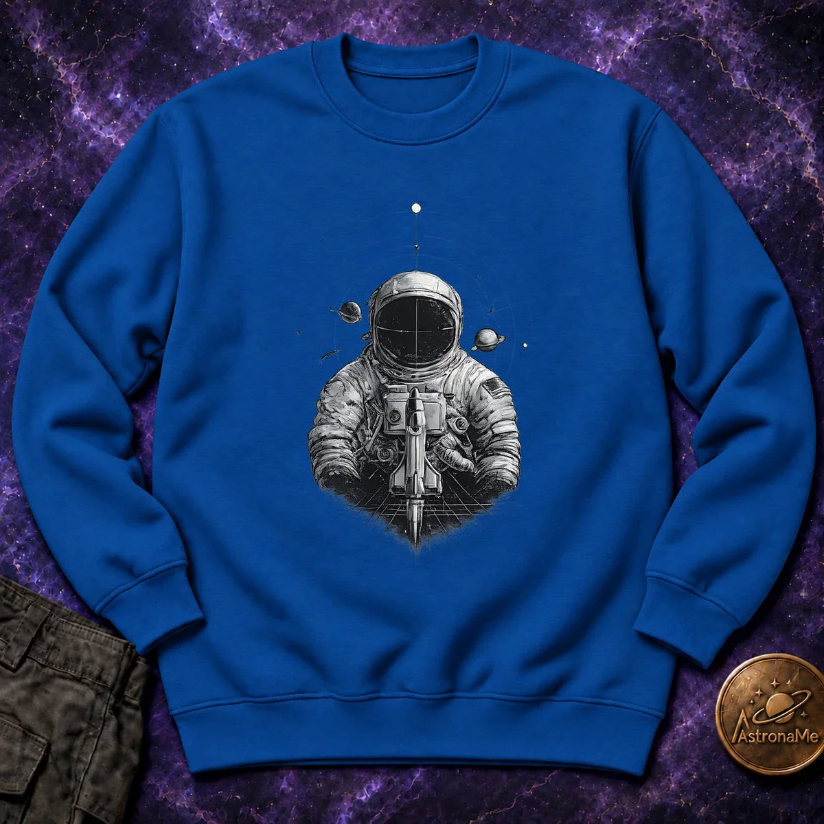 Astronaut Warrior Crewneck Sweatshirt product image 5