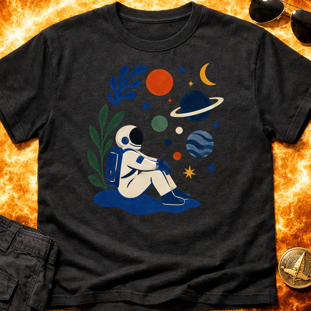 Astronaut Watercolor T-Shirt product image 4