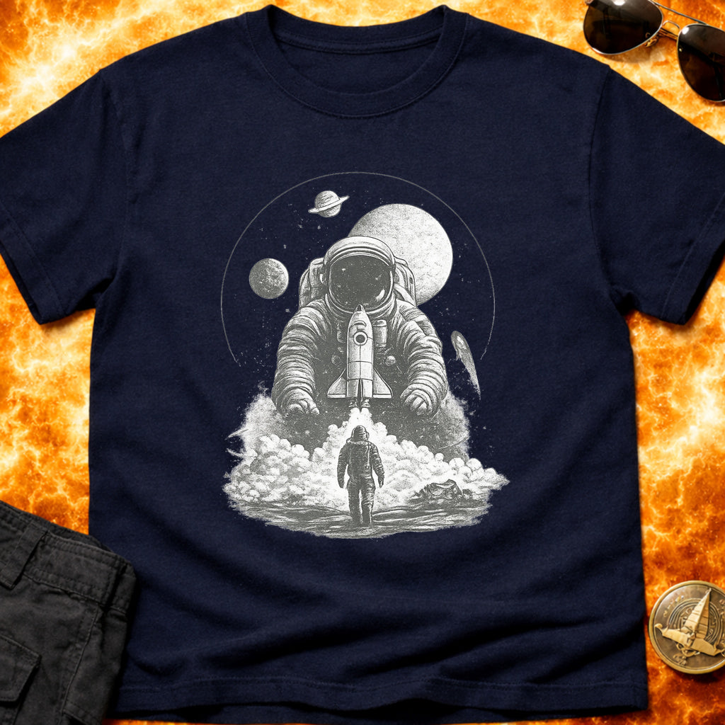 Astronaut Launch Graphic T-Shirt product image 4