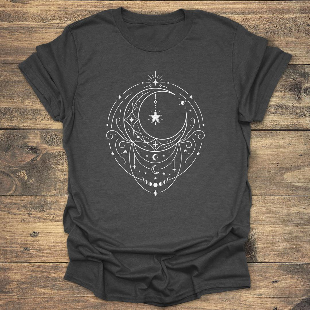 Celestial Lunar Filigree Moon Phase