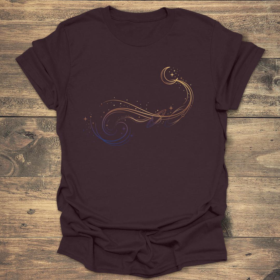 Stellar Ribbon Celestial Spiral and Moon Path product image 2
