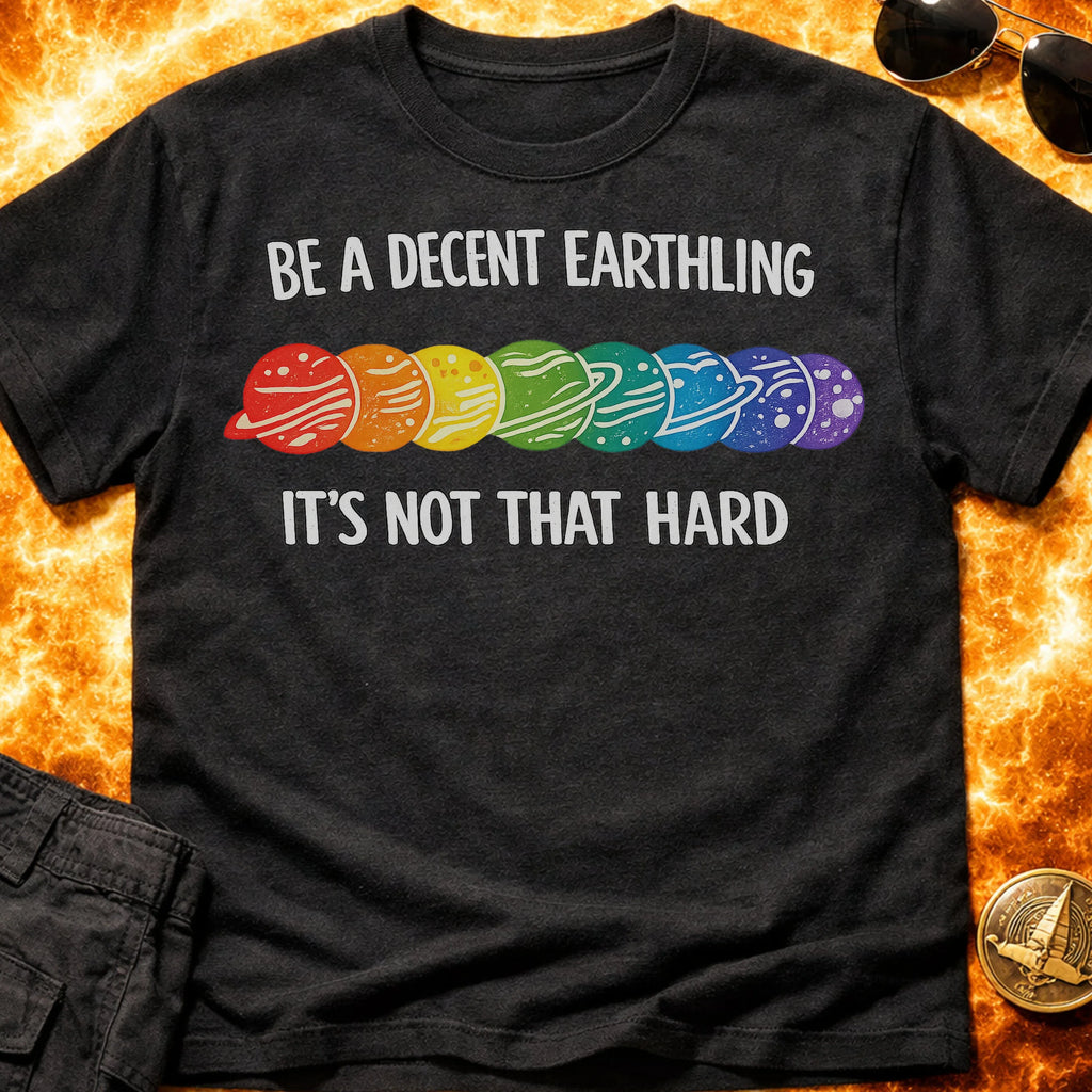Be a Decent Earthling T-Shirt product image 4