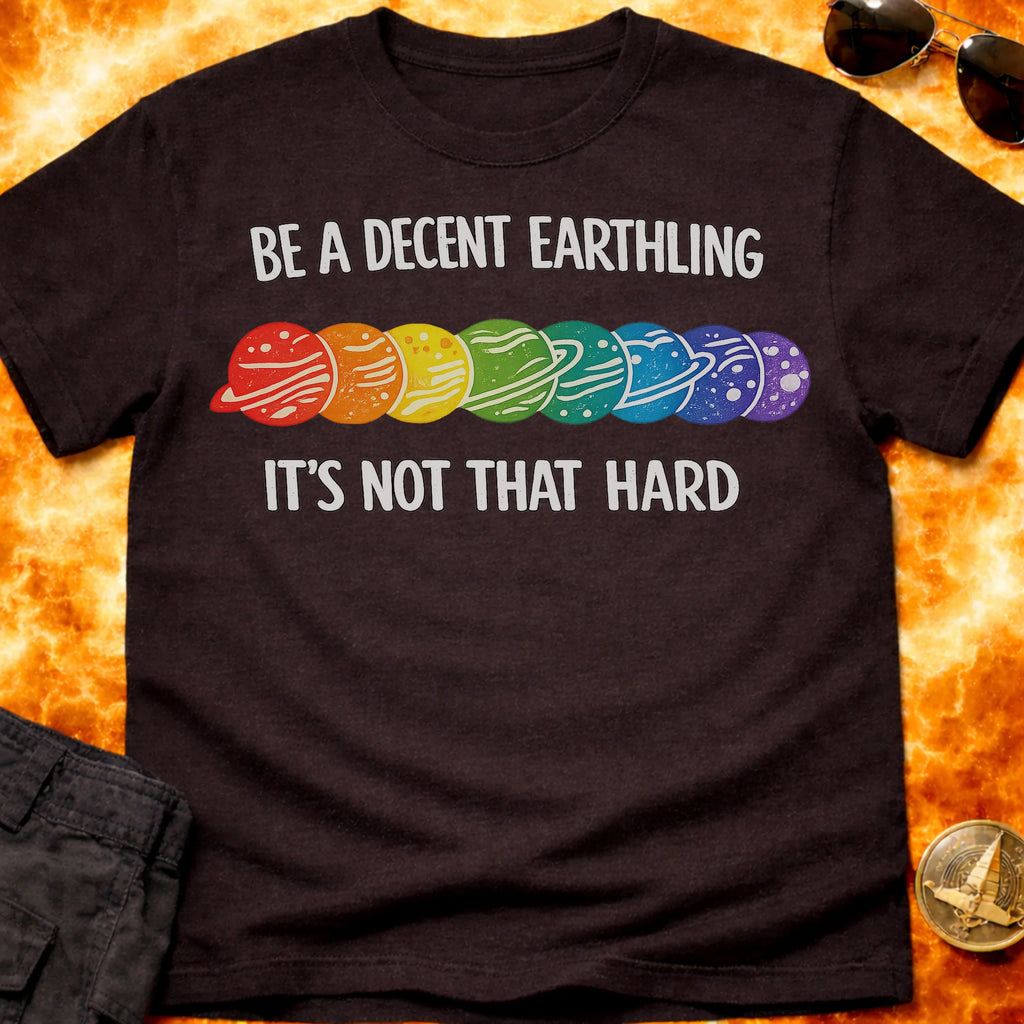 Be a Decent Earthling T-Shirt product image 2