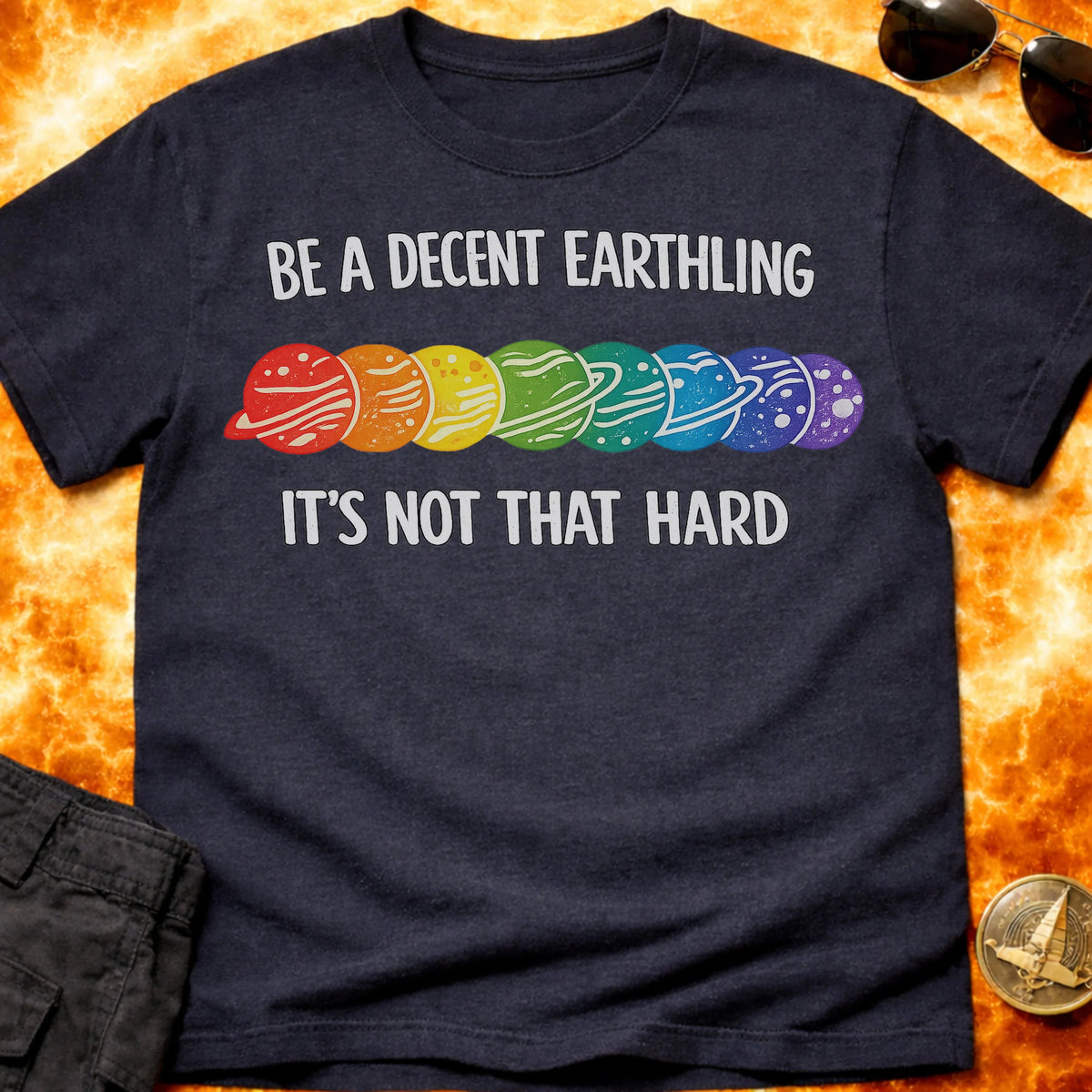 Be a Decent Earthling T-Shirt product image 5