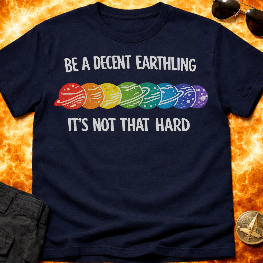 Be a Decent Earthling T-Shirt product image 3