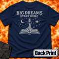 Big Dreams Start Here Back Print T-Shirt product image 1