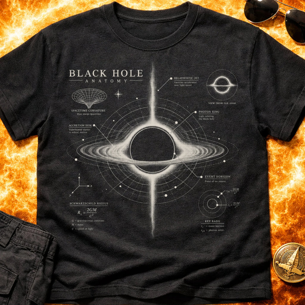 Black Hole Anatomy T-Shirt