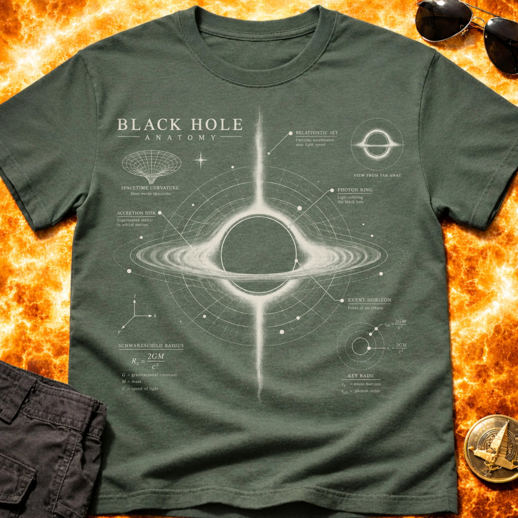 Black Hole Anatomy T-Shirt