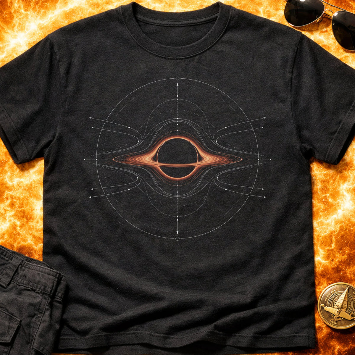 Black Hole No Escape Graphic T-Shirt product image 1