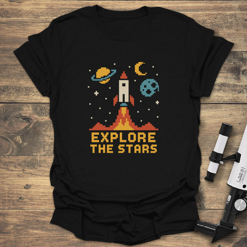 Explore the Stars Pixel Rocket product image 2