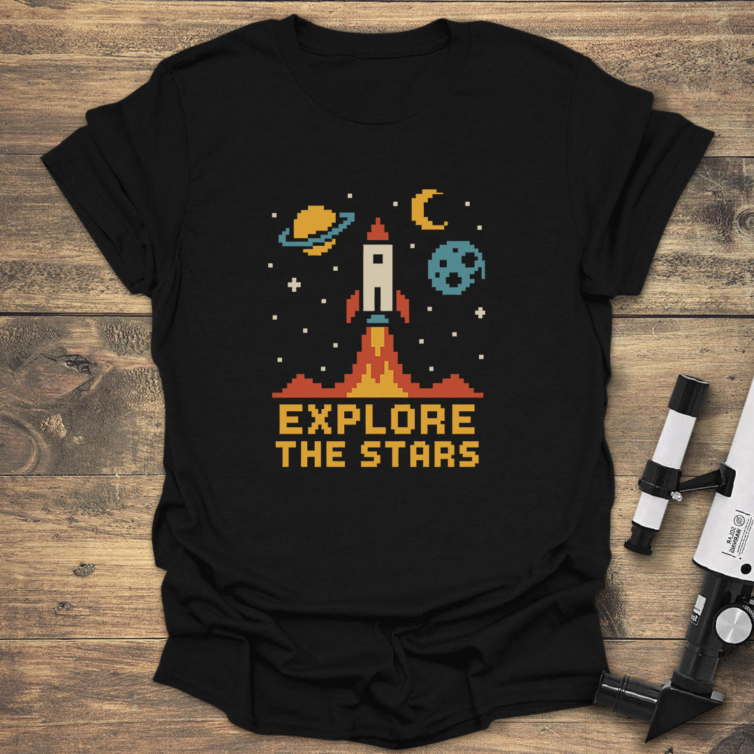 Explore the Stars Pixel Rocket product image 2