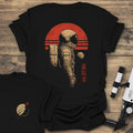 Red Sun Astronaut Back Print product image 1