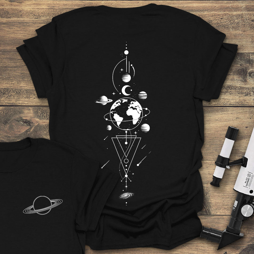 Geometric Earth Back Print product image 2