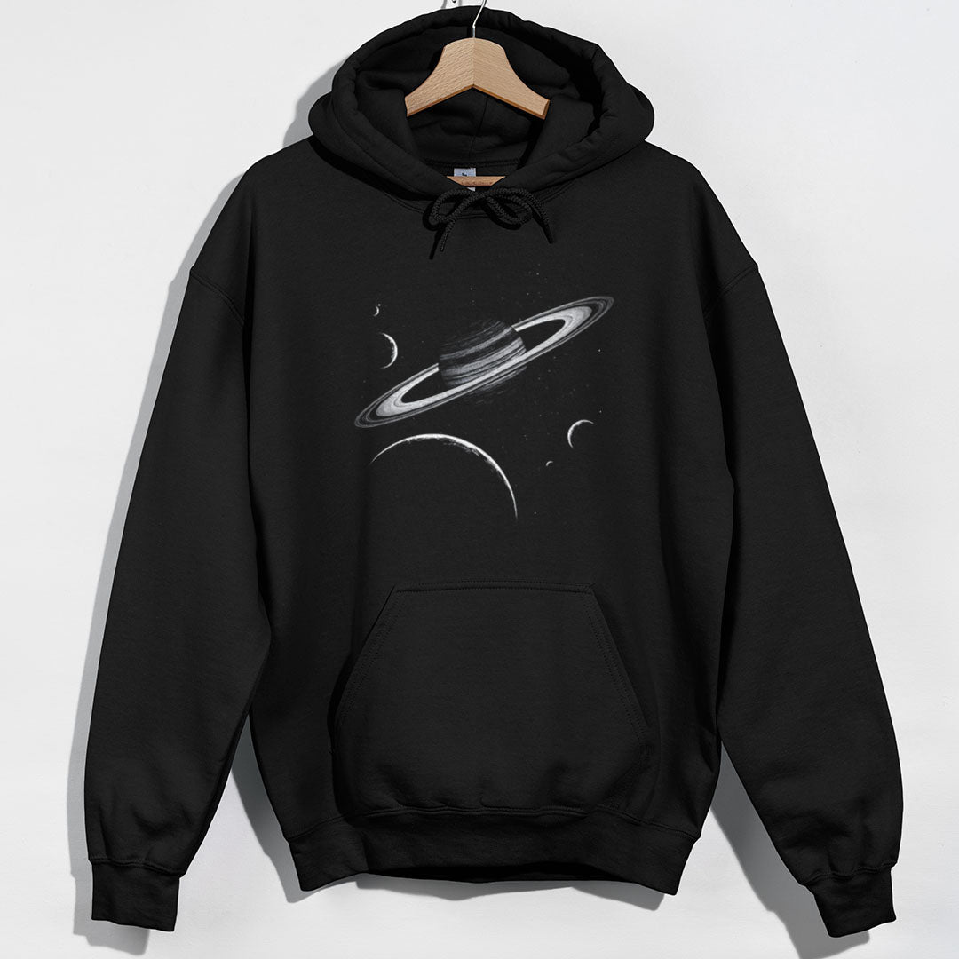 Planet Saturn with Moons Hoodie product image 1