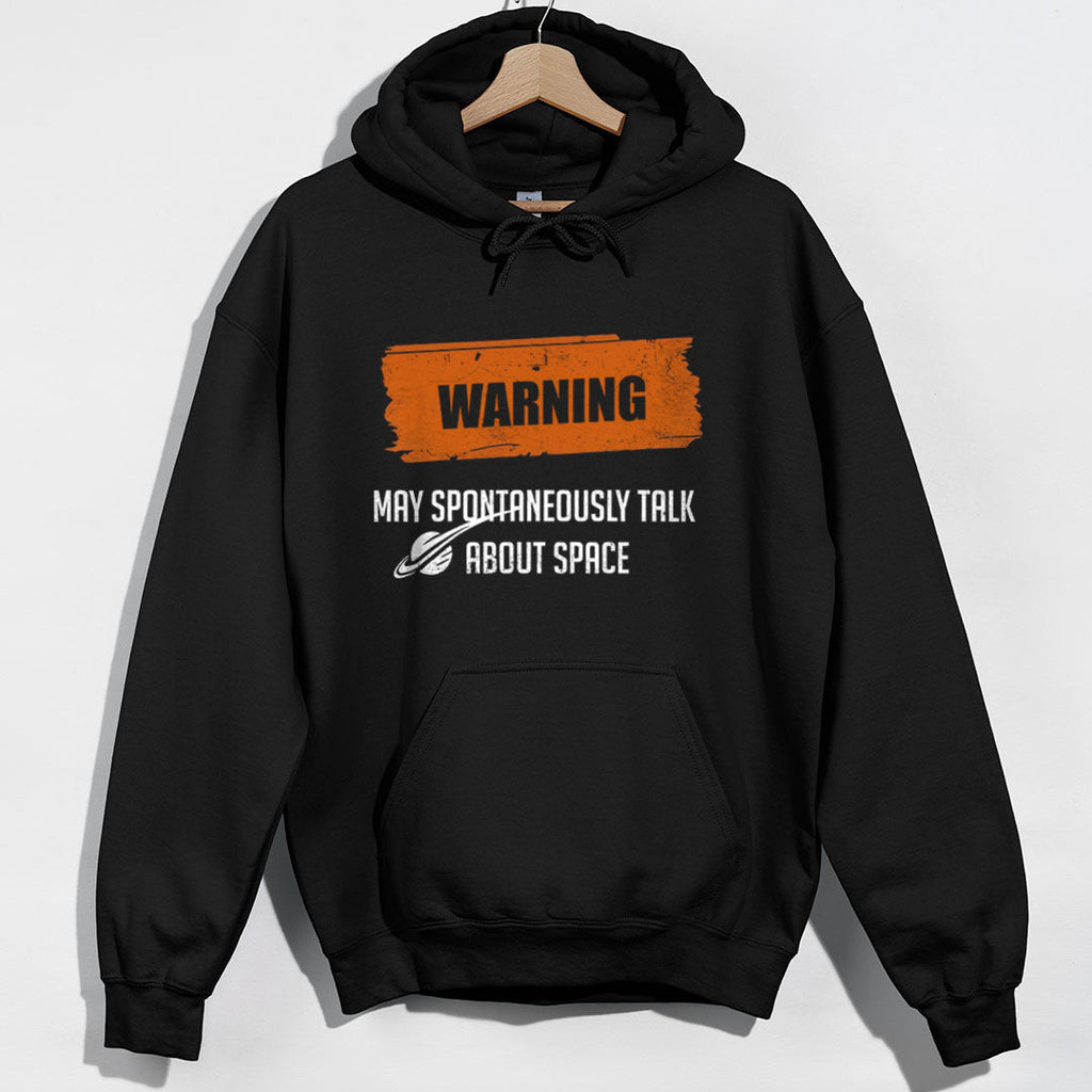 Warning: Spontaneous Space Talks Hoodie product image 2