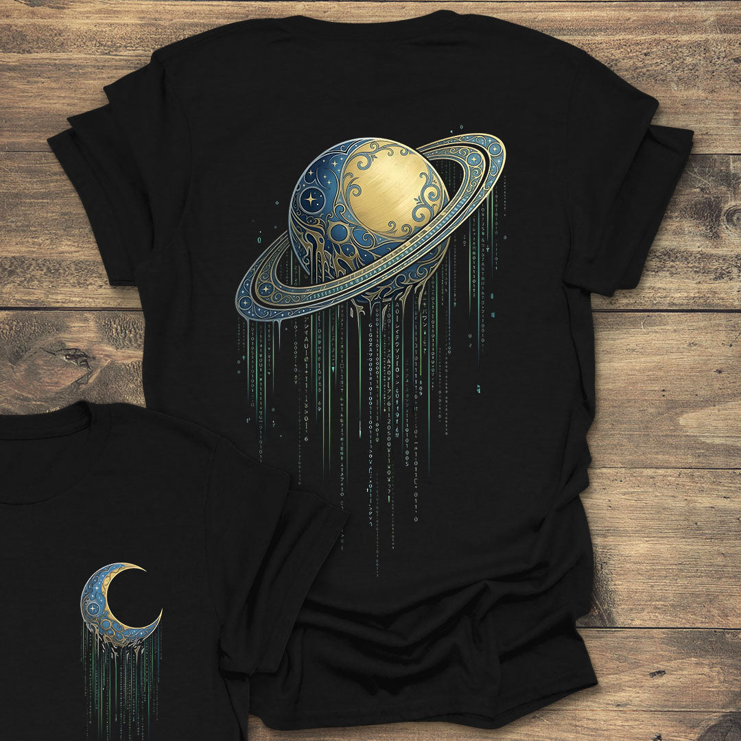 Saturn Digital Rain Back print product image 1
