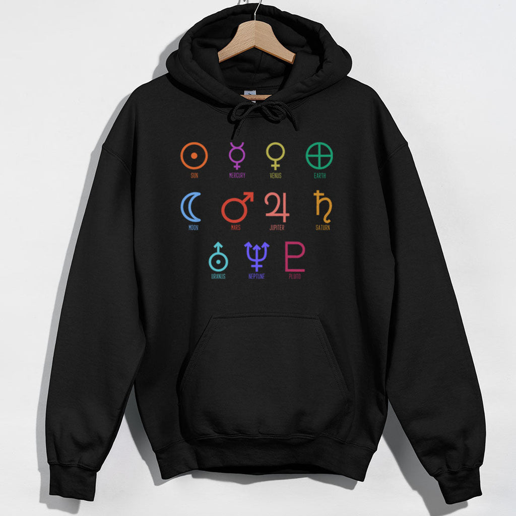 Solar System Symbols Hoodie product image 1