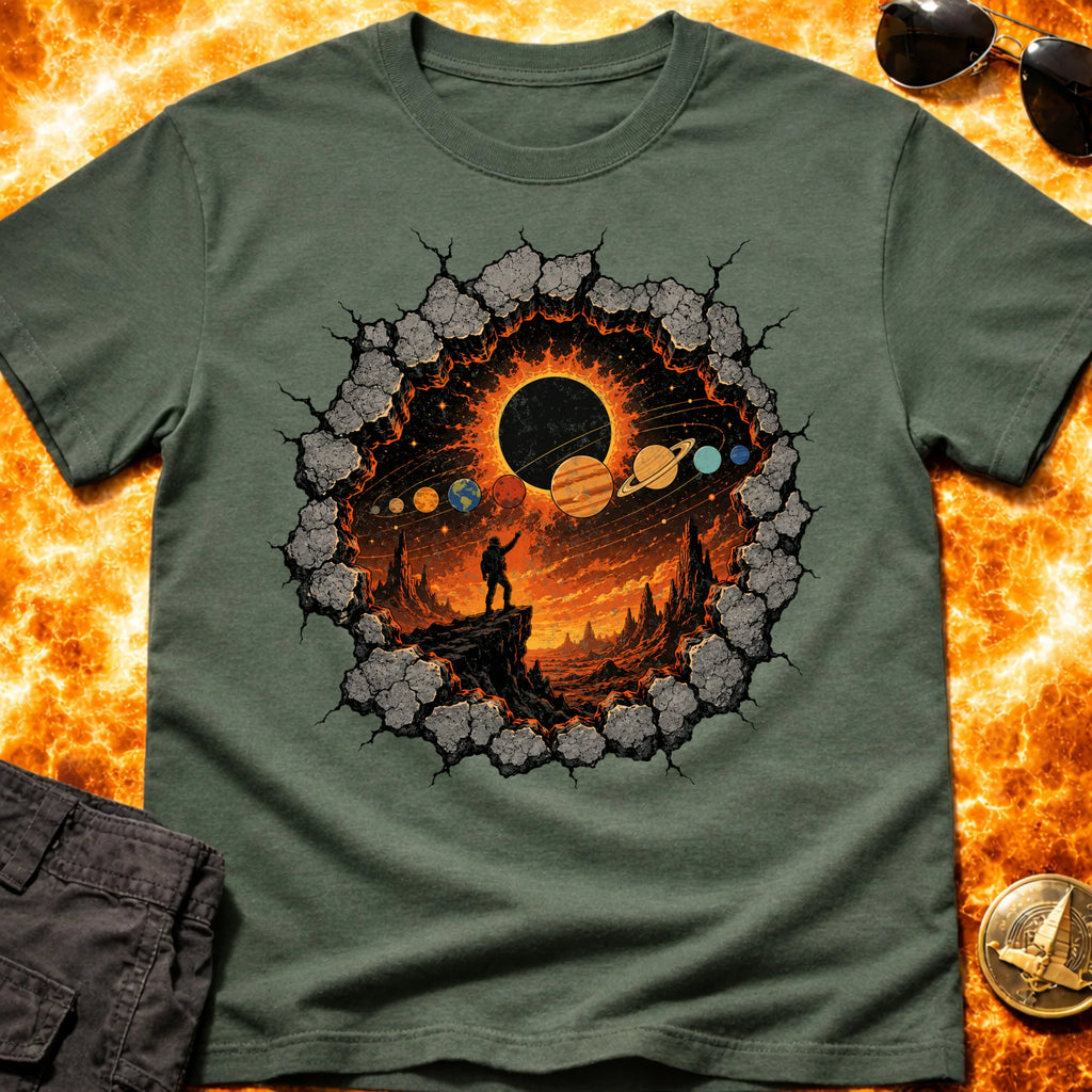 BlackHole Rock Solar System T-Shirt product image 6