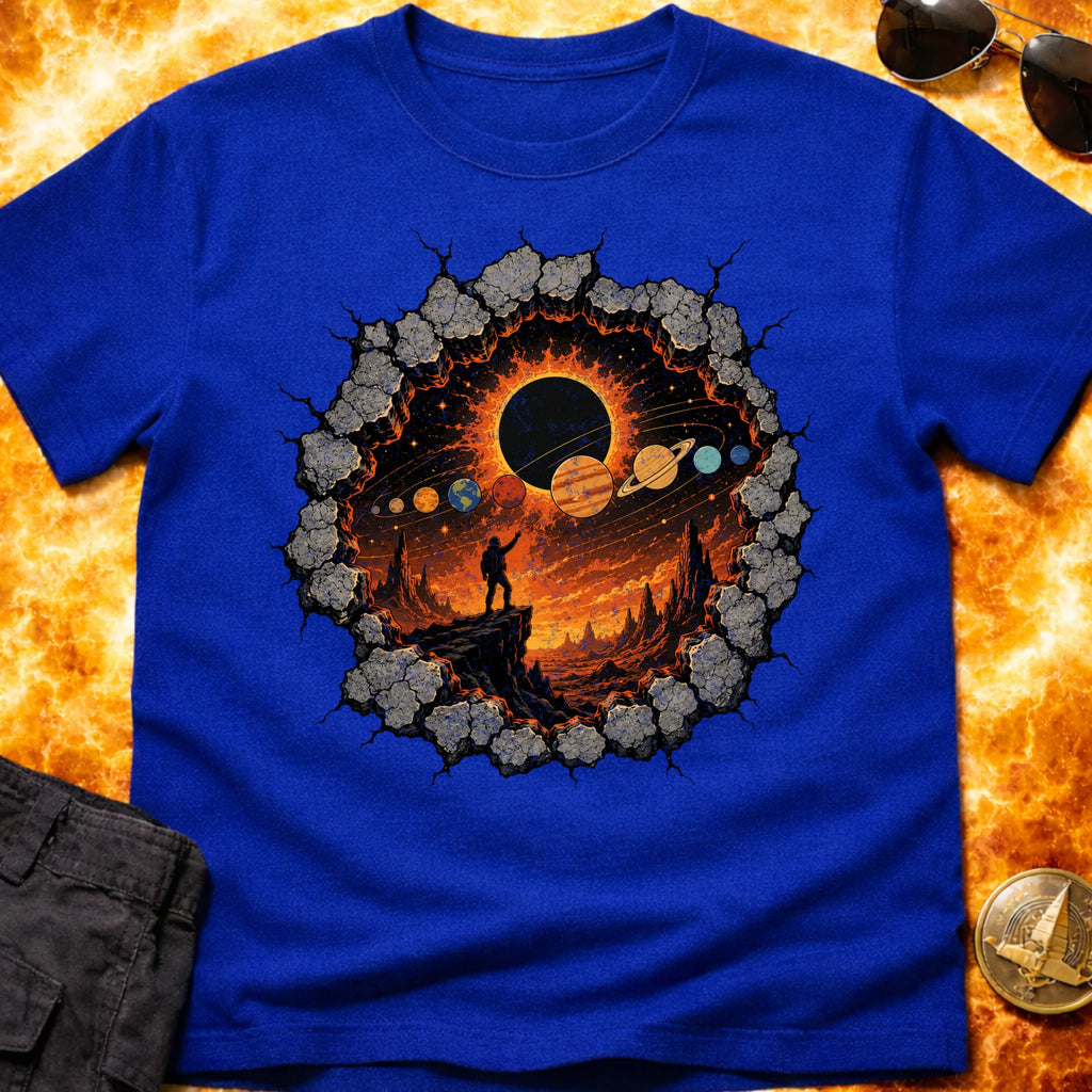 BlackHole Rock Solar System T-Shirt product image 4
