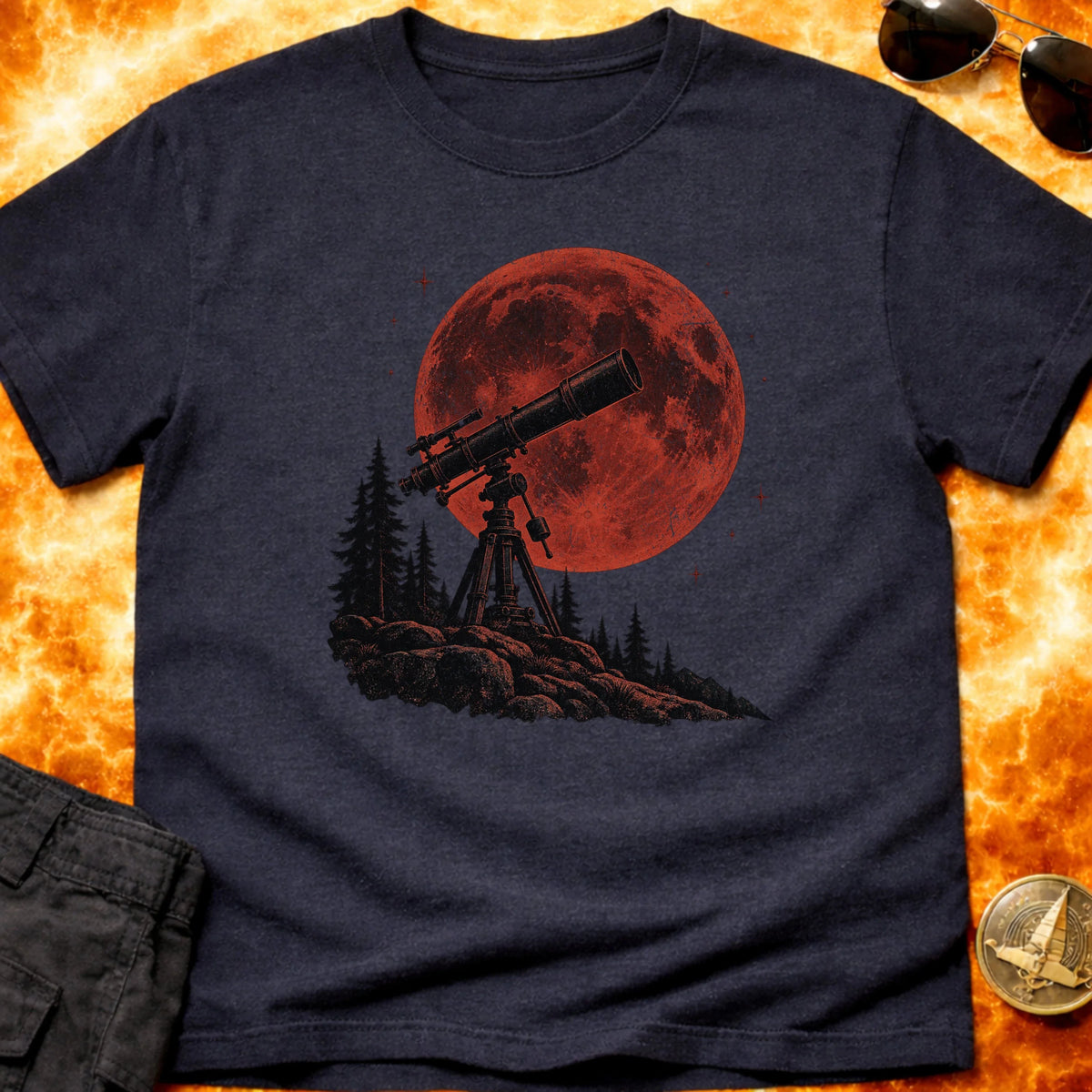 Blood Moon Telescope T-Shirt product image 3