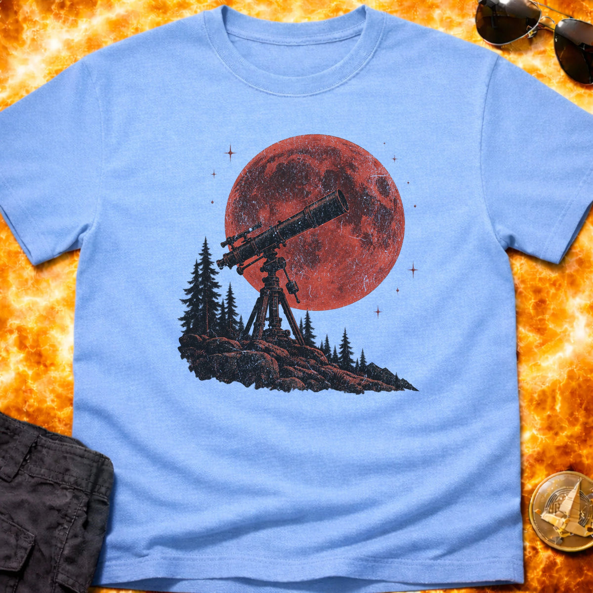 Blood Moon Telescope T-Shirt product image 4