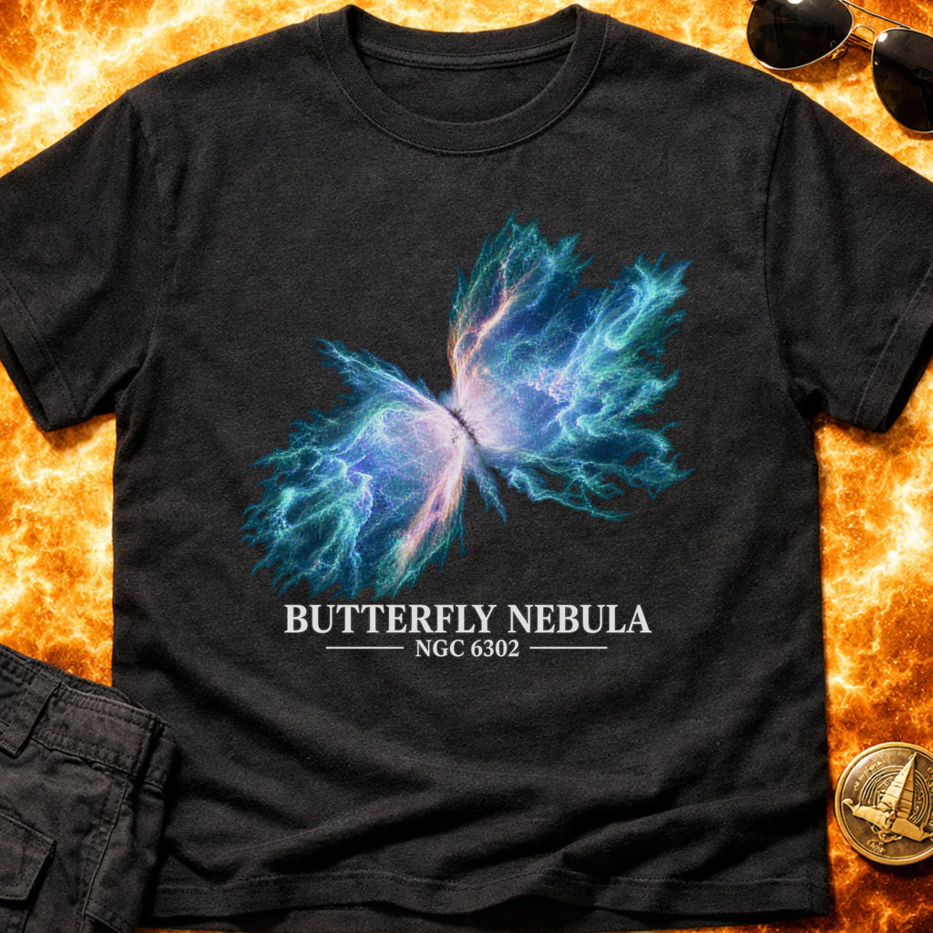 Butterfly Nebula NGC 6302 Blue T-Shirt product image 2