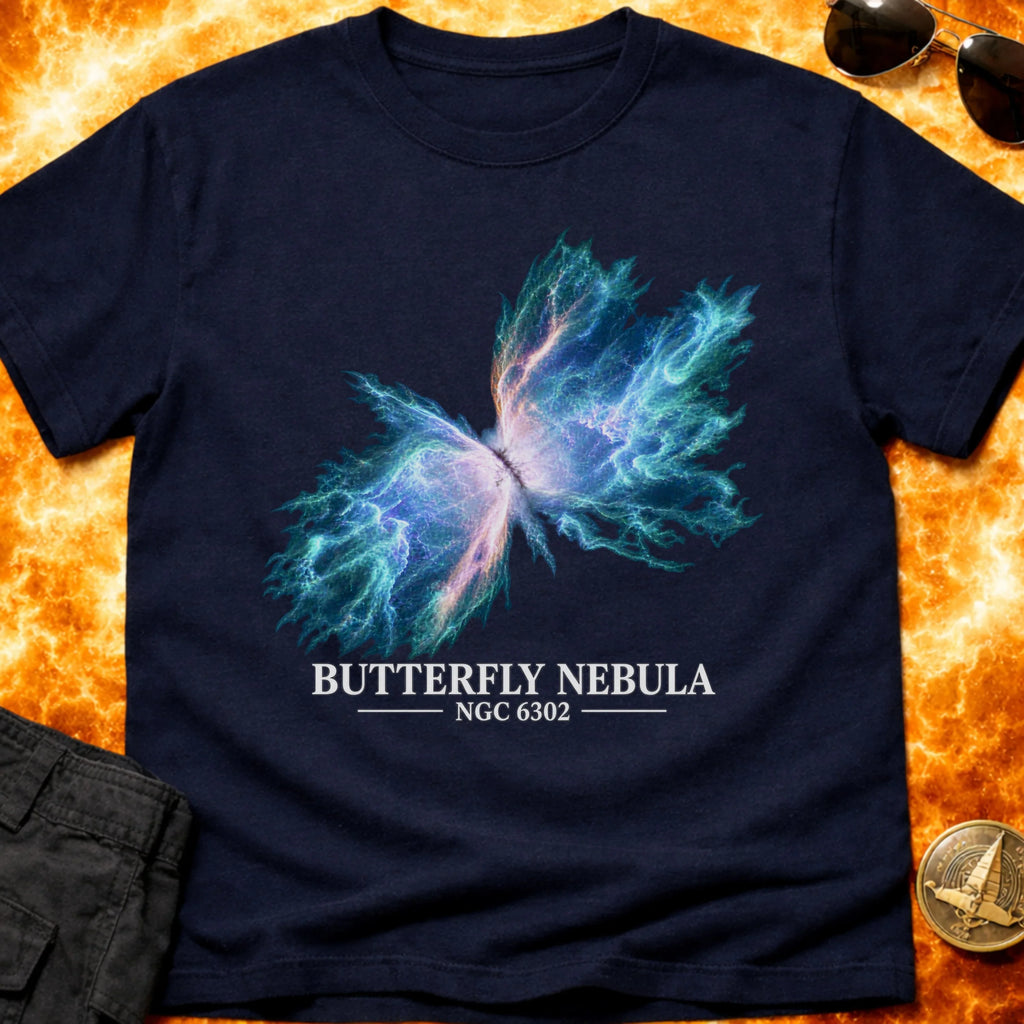 Butterfly Nebula NGC 6302 Blue T-Shirt product image 1