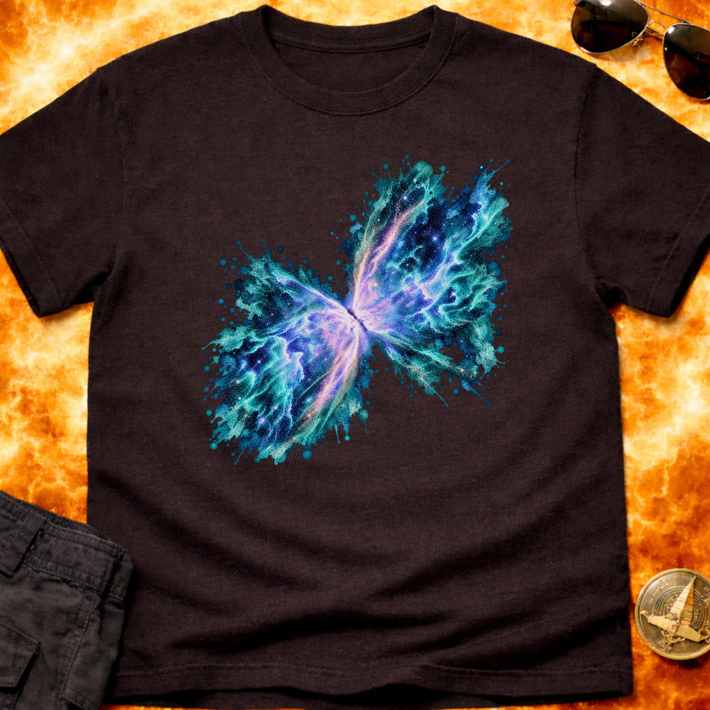 Butterfly Nebula Splatter T-Shirt product image 5