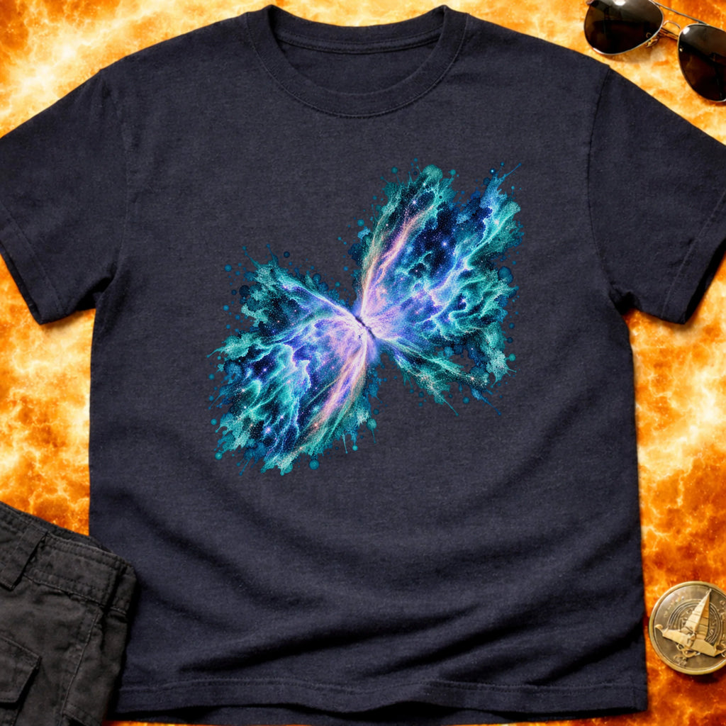 Butterfly Nebula Splatter T-Shirt product image 4