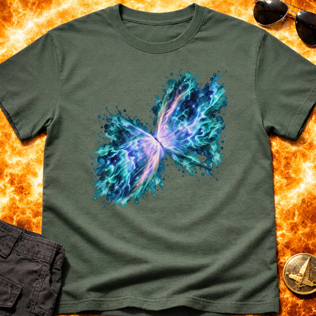 Butterfly Nebula Splatter T-Shirt product image 6