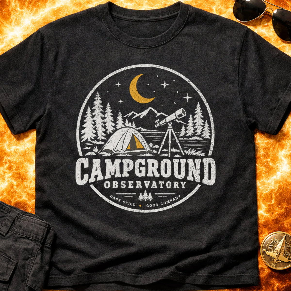 Camp Ground Observatory T-Shirt product image 3