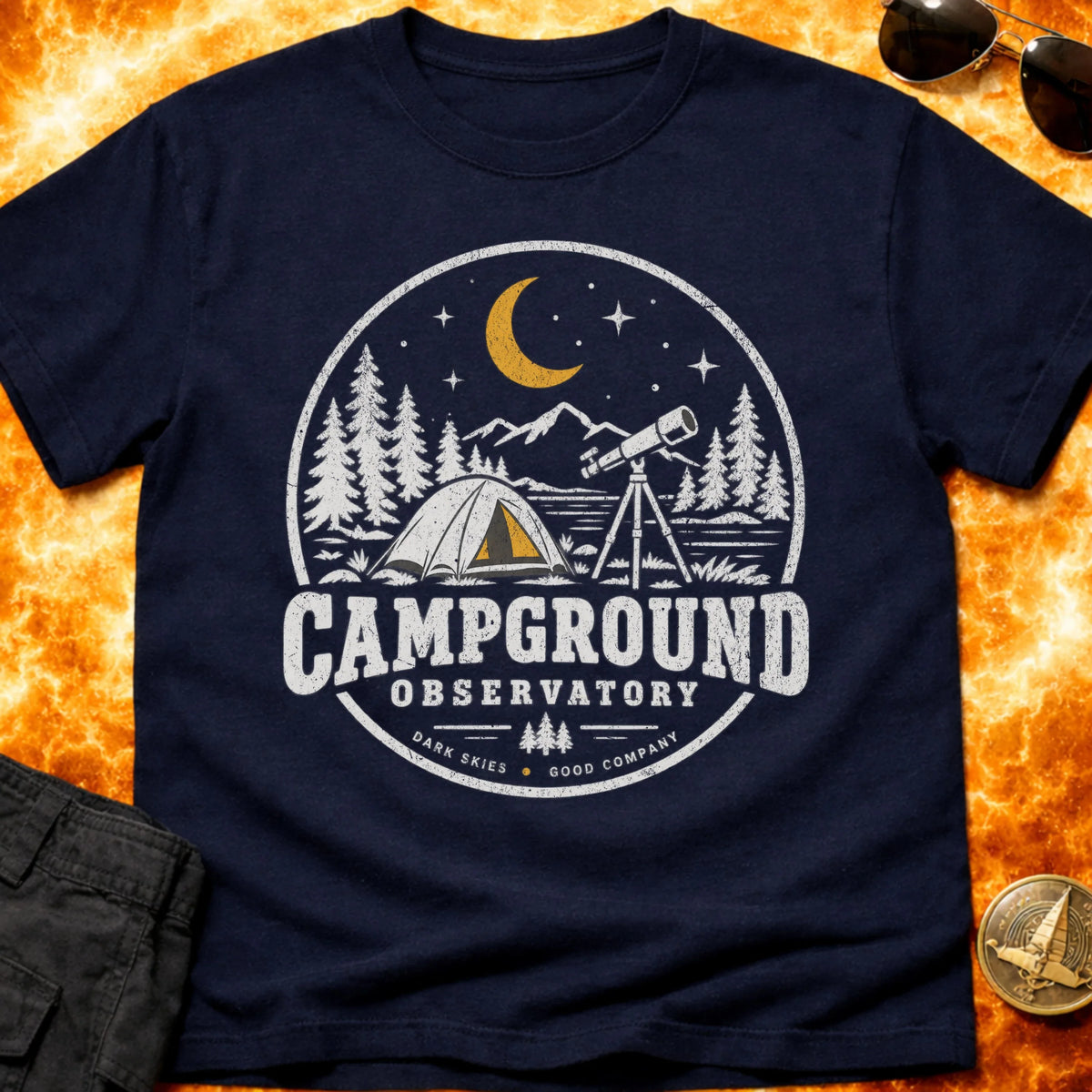 Camp Ground Observatory T-Shirt product image 2
