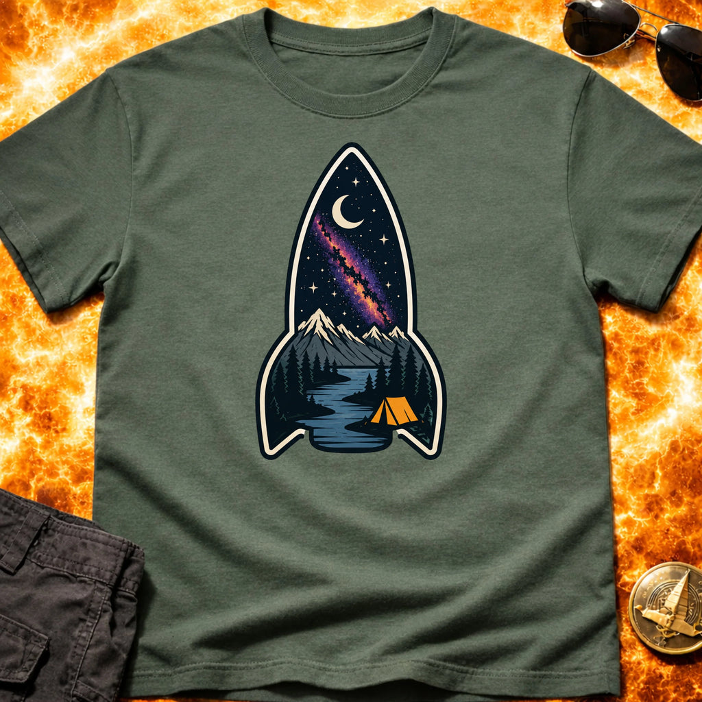 Camp Nebula Rocket T-Shirt product image 1