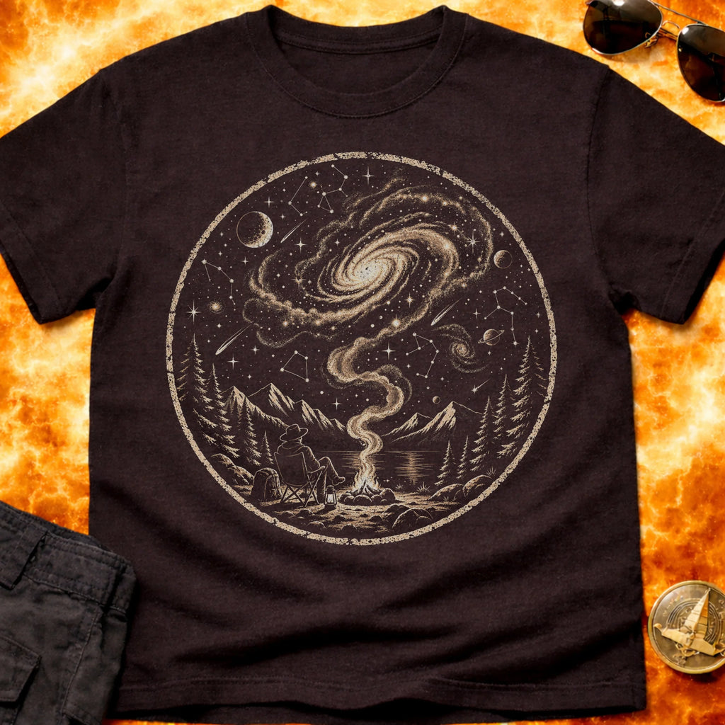 Campfire Galaxy T-Shirt product image 2