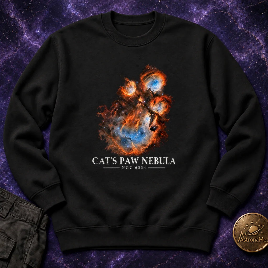 Cats Paw Nebula Crewneck Sweatshirt product image 6