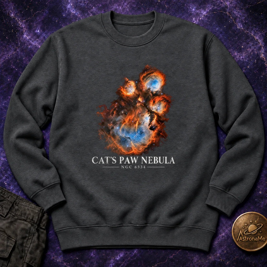 Cats Paw Nebula Crewneck Sweatshirt product image 3