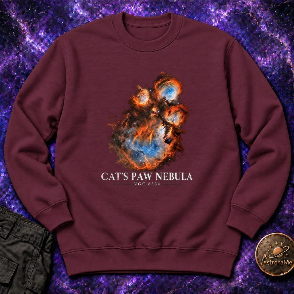 Cats Paw Nebula Crewneck Sweatshirt product image 2
