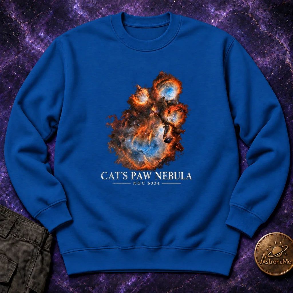 Cats Paw Nebula Crewneck Sweatshirt product image 4