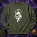 Catstronaut In Space Crewneck Sweatshirt product image 1