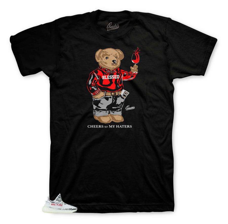 Zebra Cheers Bear  Shirt