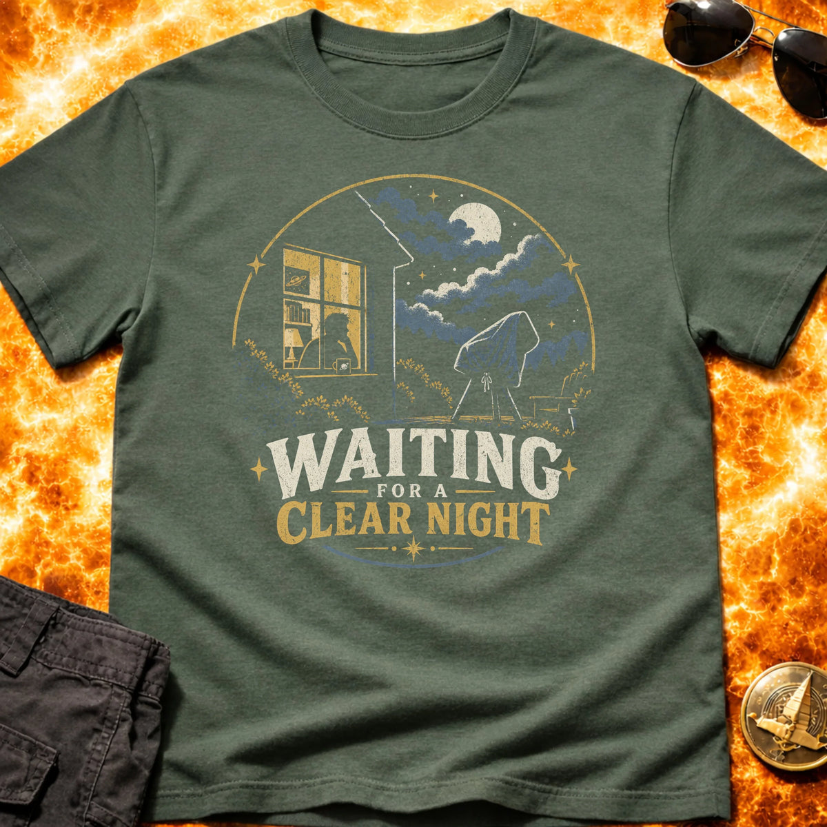 Clear Night Window T-Shirt product image 1