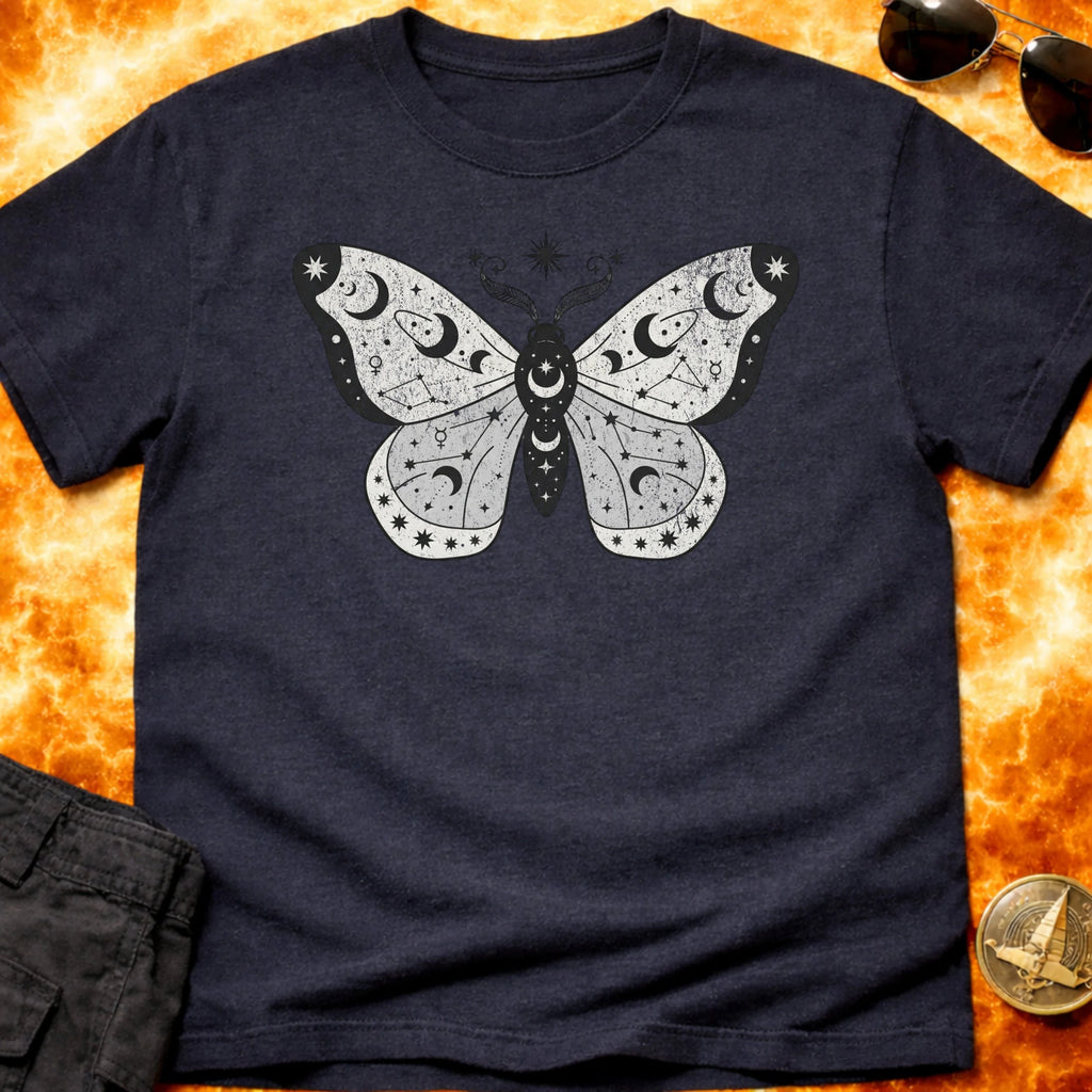 Cosmic Moth Constellation T-Shirt product image 6