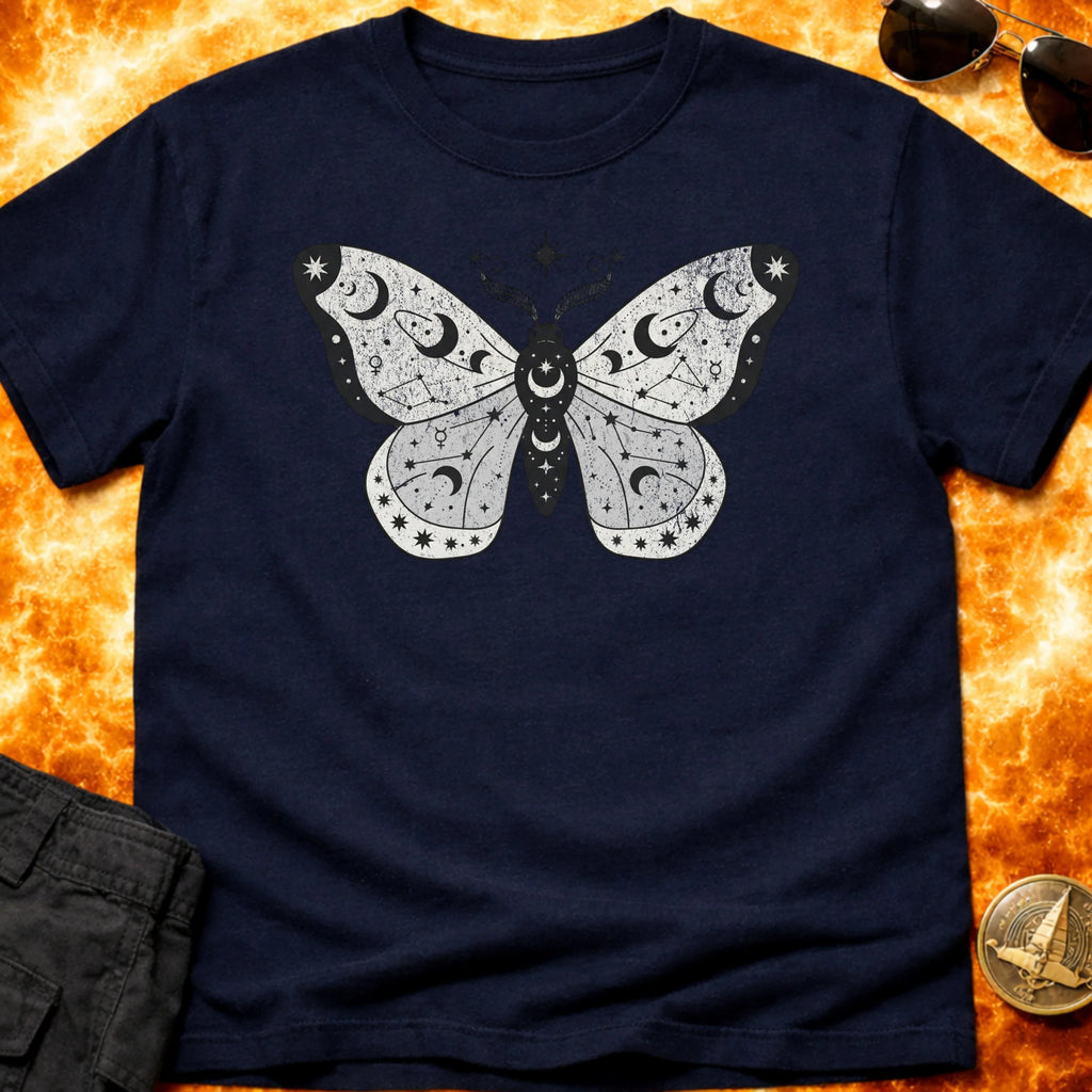 Cosmic Moth Constellation T-Shirt product image 1