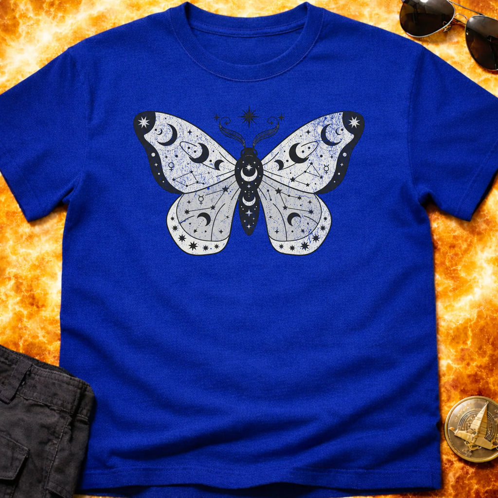 Cosmic Moth Constellation T-Shirt product image 3