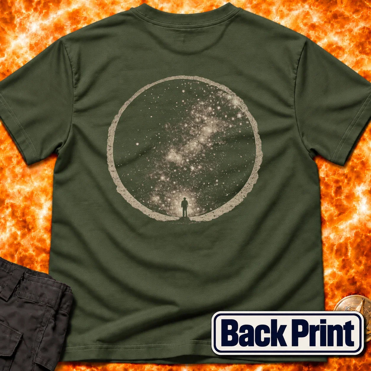Cosmic Perspective Back Print T-Shirt product image 4