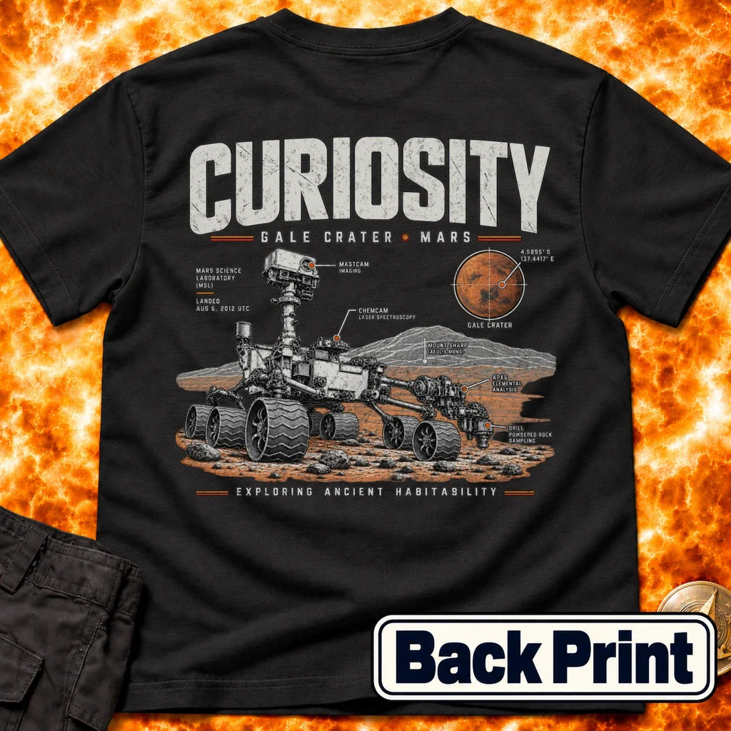 Curiosity Back Print T-Shirt product image 6