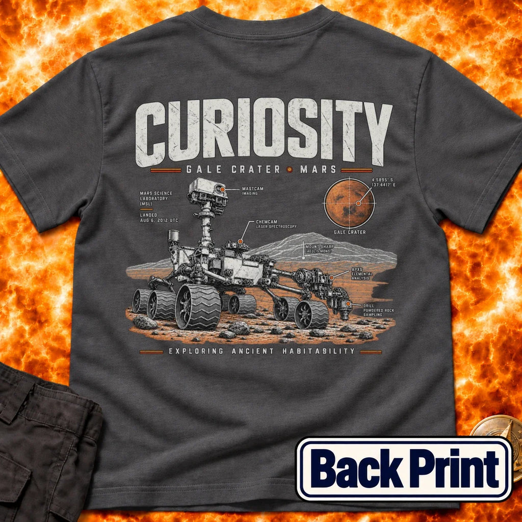 Curiosity Back Print T-Shirt product image 3