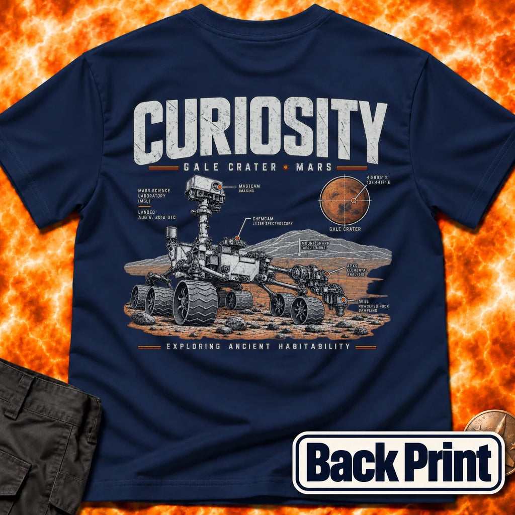 Curiosity Back Print T-Shirt product image 5