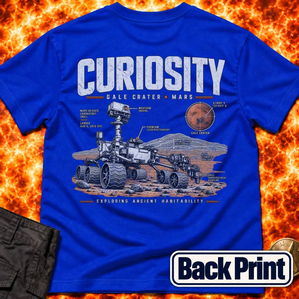 Curiosity Back Print T-Shirt product image 4