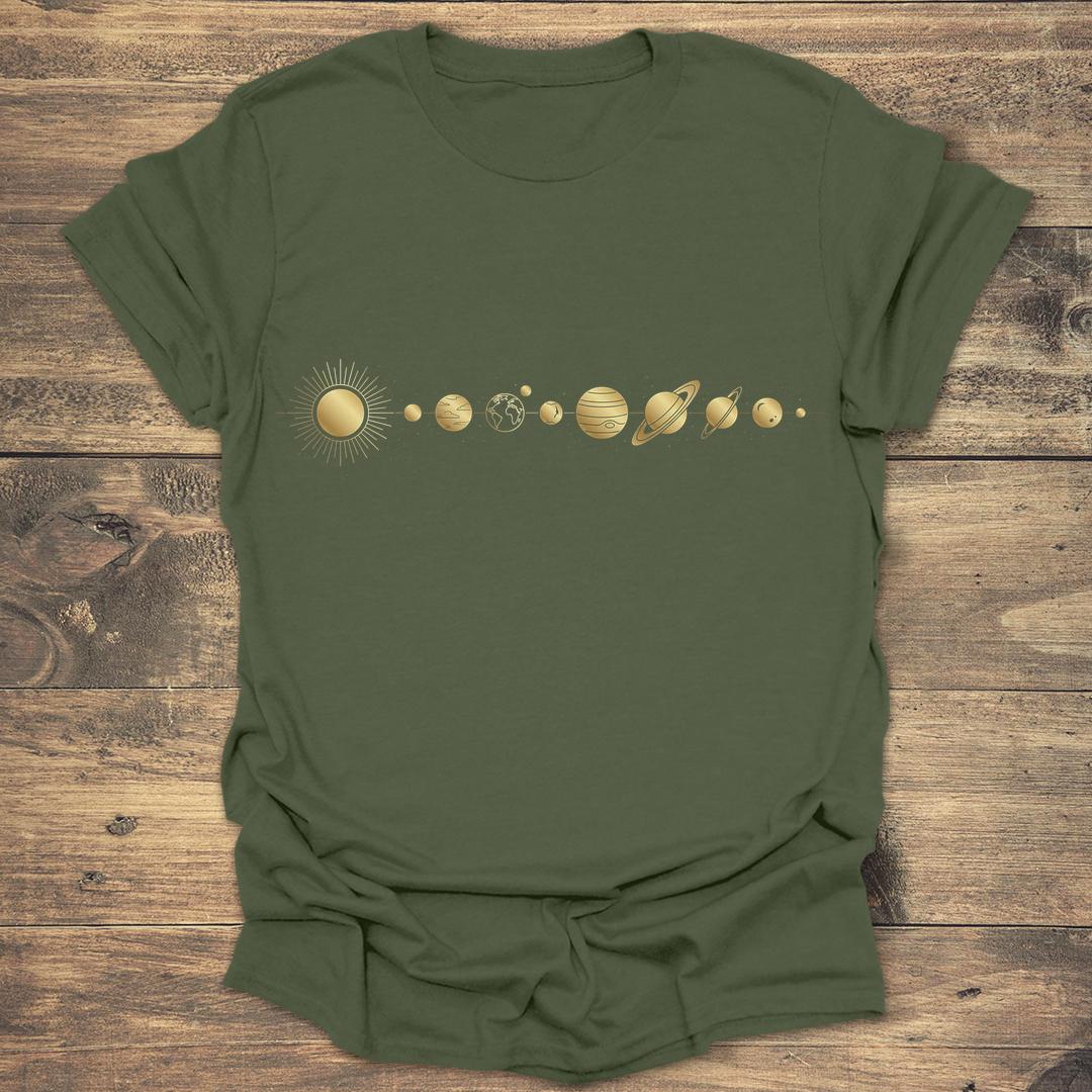 Gold Solar System Minimalist Planets product image 3